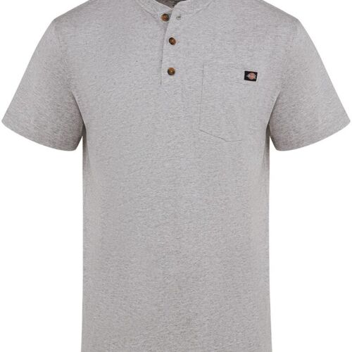 Men's Tall Heavyweight Traditional Short Sleeve Henley Thumbnail