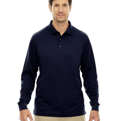 Men's Tall Pinnacle Performance Long Sleeve Piqué Polo Thumbnail