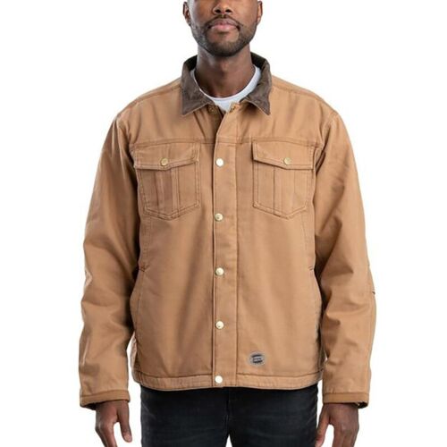 Men's Vintage Washed Sherpa-Lined Work Jacket Thumbnail